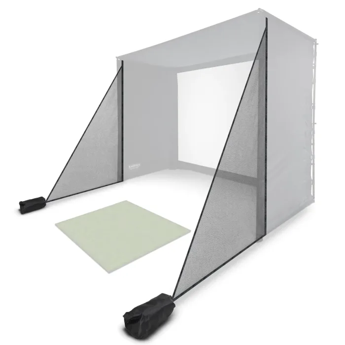 Sim Enclosure Side Netting & sand bags - Image 3