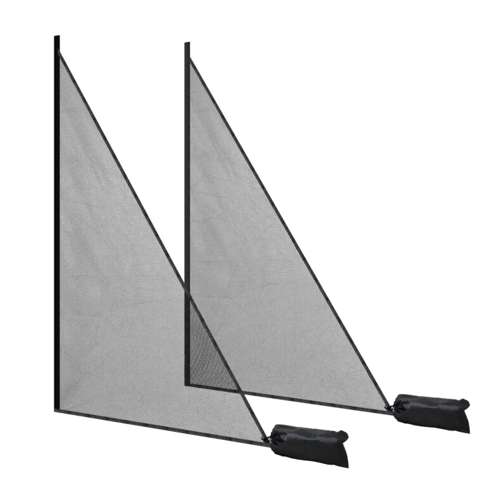 Sim Enclosure Side Netting & sand bags