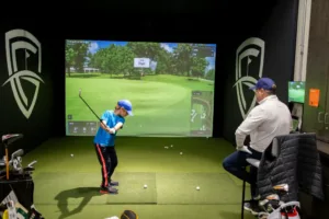 Family golf simulator