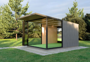 The Outdoor Golf Simulator Pod
