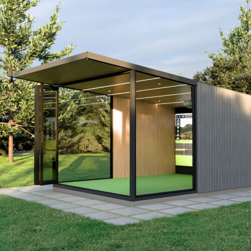 The Outdoor Golf Simulator Pod