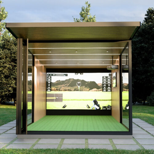 Premuim Outdoor Golf Simulation Pod