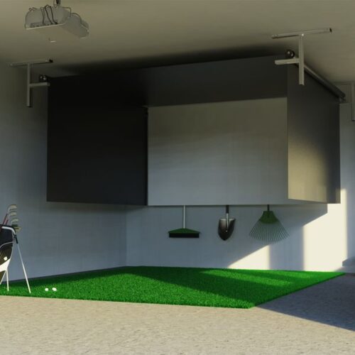 Retractable Golf Simulator Enclosure