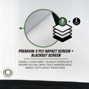 Retractable Golf Simulator Enclosure